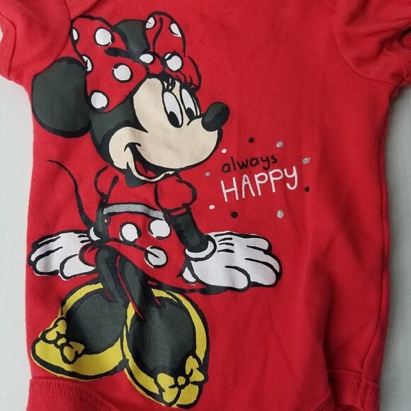 Disney Baby Girl Minnie Mouse 4 Piece Transition Bundle 0-3 & 3-6 Months Pull on - Picture 12 of 15